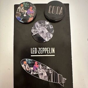 Led Zeppelin “Coda” Pinback Button Set – Limited Edition 2015 (Set of 3)